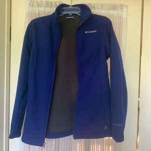Columbia Omni-Shield Jacket w/ Warm Inner-Lining: Women’s; Blue; Size Small